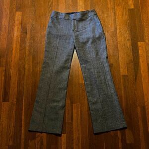 Banana Republic Jackson Fit Gray Wool Blend Bootcut Pants 10